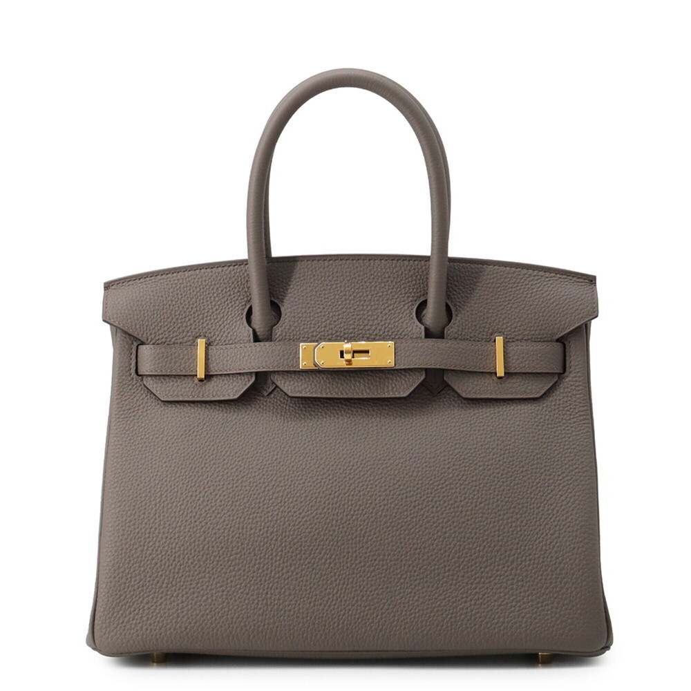 Hermes Birkin 30 Etoupe Togo A stamp HERMES handbag women's